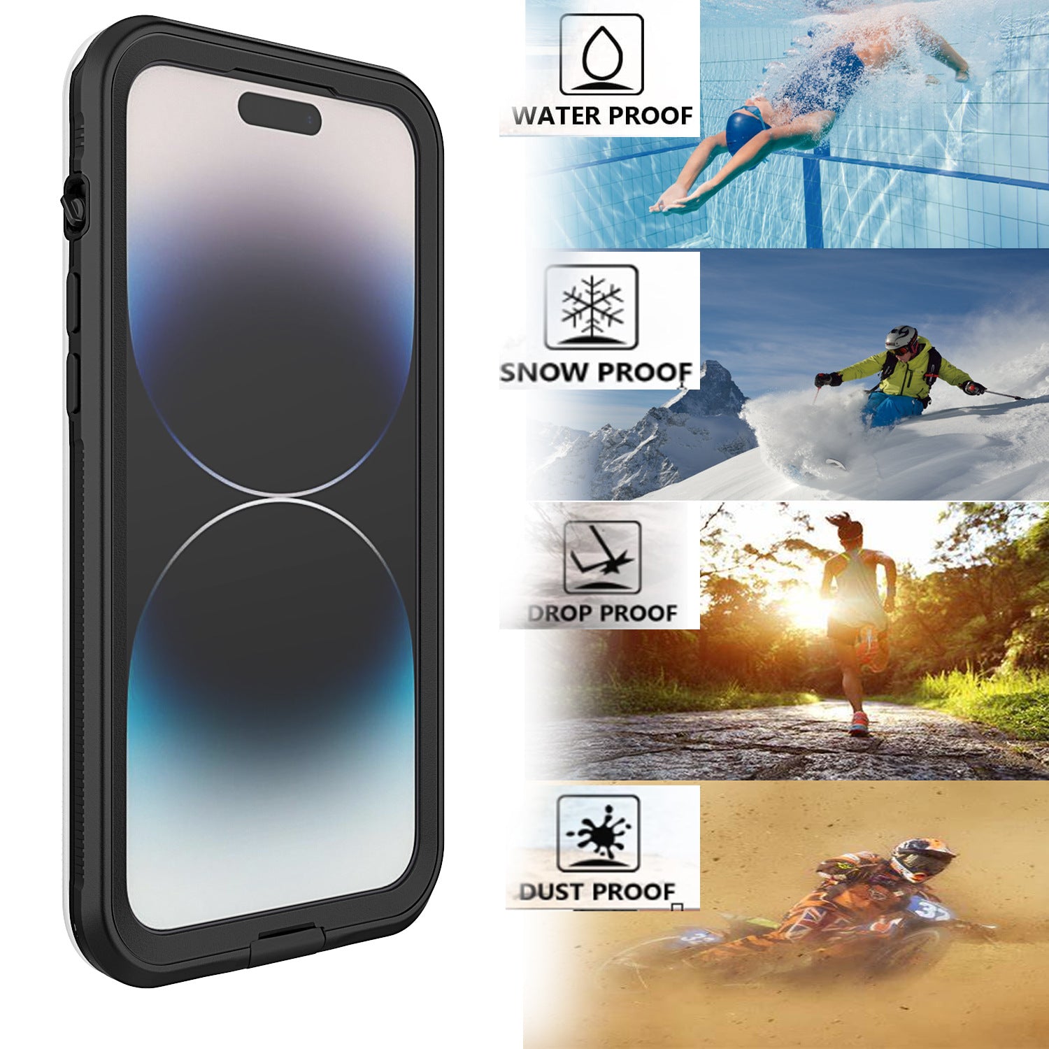 Waterproof Anti-fall Protective Cover New Phone Case - Eloy Royal