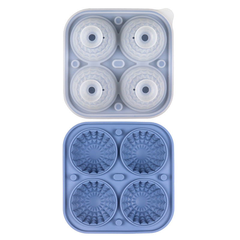 Silicone Ice Tray Ice Hockey Mold