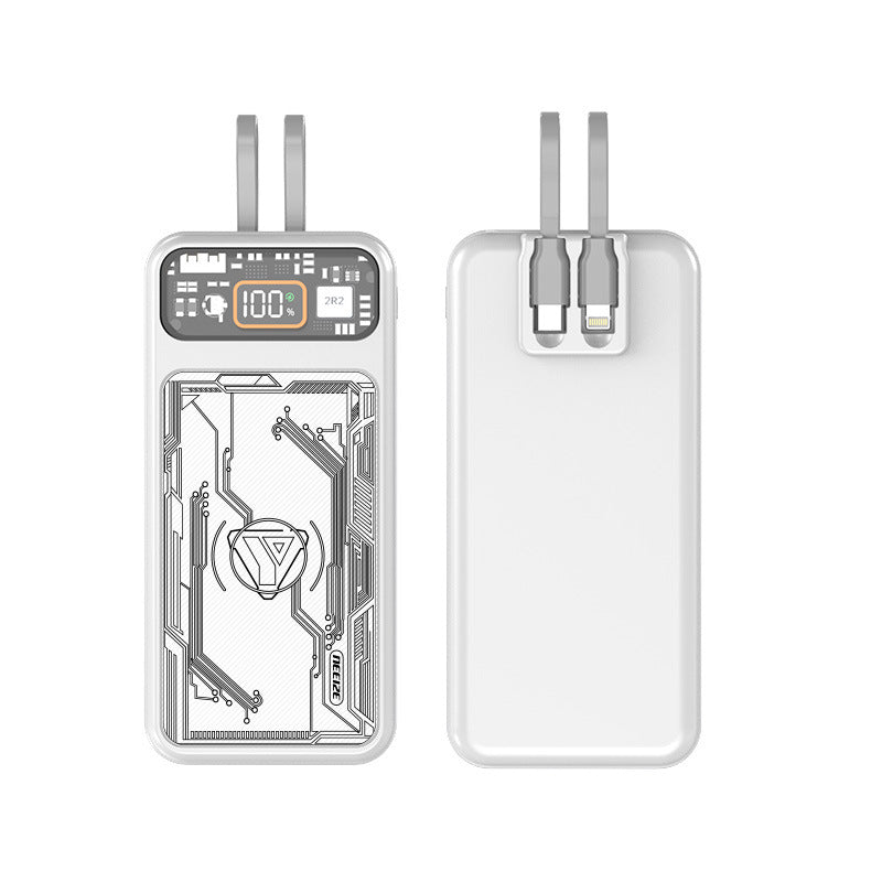 With Cable Large Capacity Portable Power Two-way Fast Charging With Digital Display - Eloy Royal