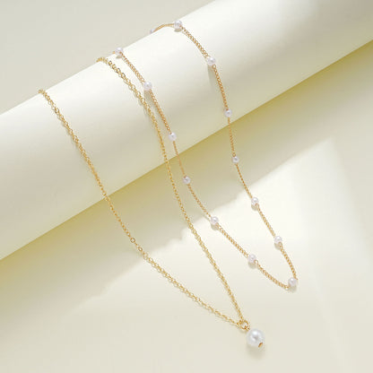 Baroque Pearl Necklace Design Double Layer