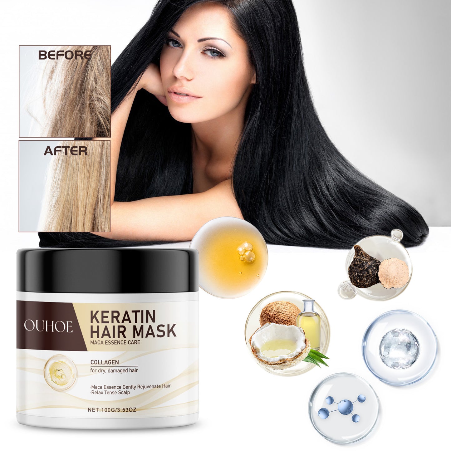 Keratin Conditioner Soft Scalp Deep Nourishing