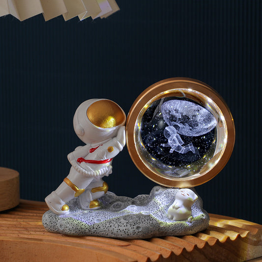 Astronaut Small Night Lamp 3D Inner Carving - Eloy Royal