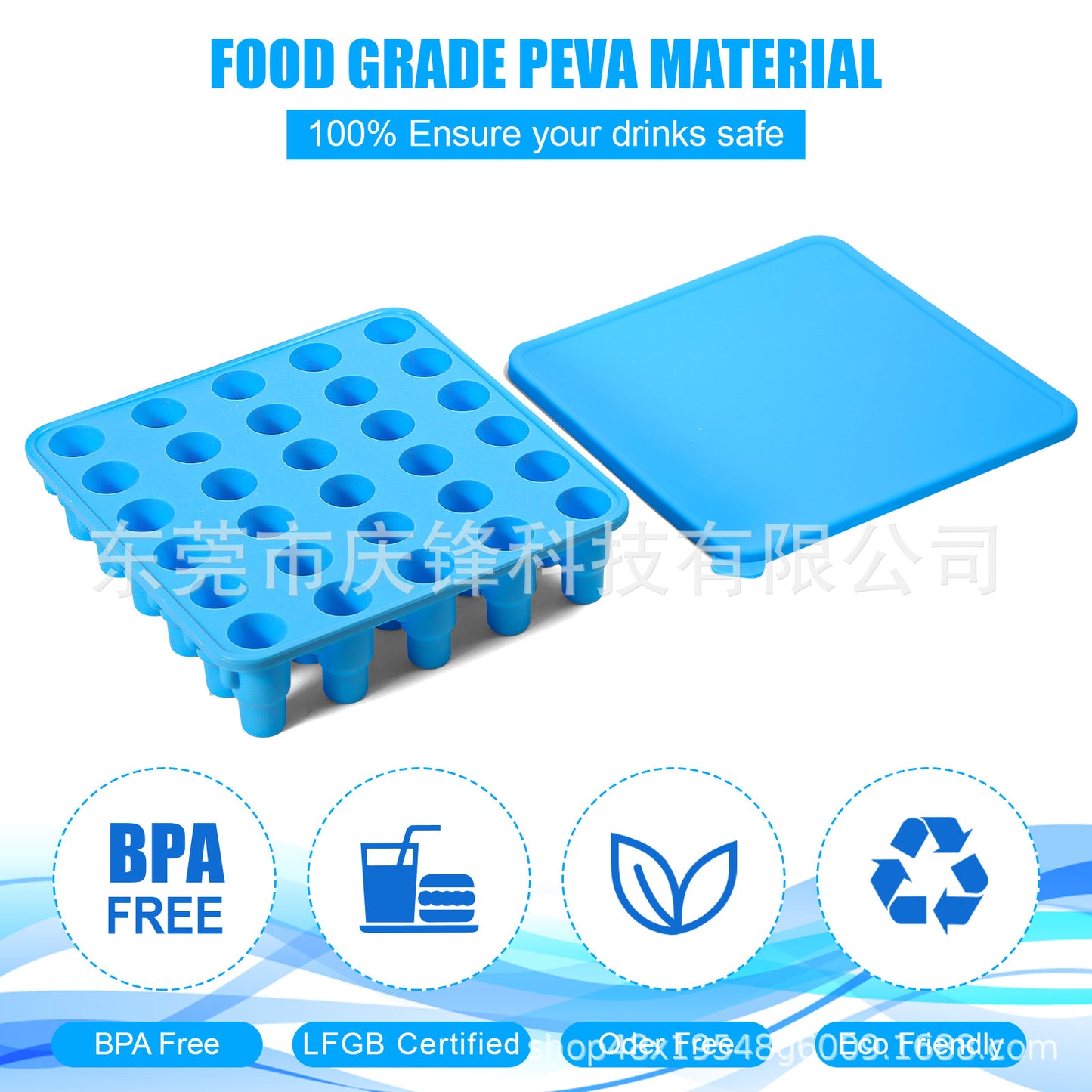 Easily Removable Mold Creative Modeling Ice Tray With Cover - Eloy Royal