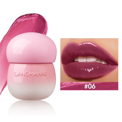 Mushroom Lip Lacquer Moisturizing Lip Gloss Not Oily - Eloy Royal