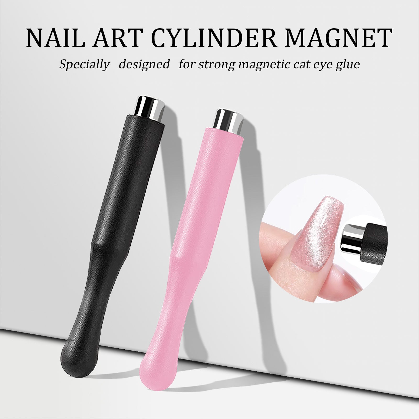 Cylindrical Cat Eye Nail Art Bold Magnet Stick - Eloy Royal