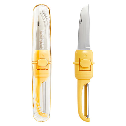 Two-in-one Portable Home Folding Double Head Fruit Knife Peeler - Eloy Royal