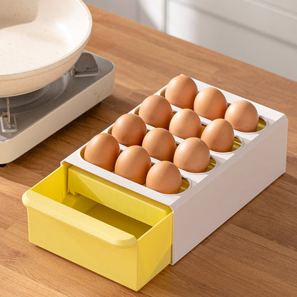 Household Kitchen Drawer-styled Fresh-keeping Egg Storage Box - Eloy Royal