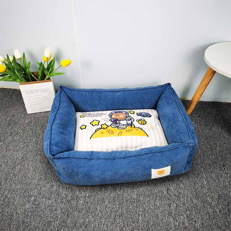 Fabric Craft Printing Square Warm Pet Bed - Eloy Royal