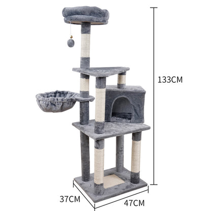 Multi-layer Jumping Platform Wooden Cat Toy Chamfer - Eloy Royal