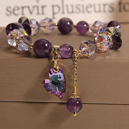 Natural Amethyst New Chinese Bracelet Love Gem