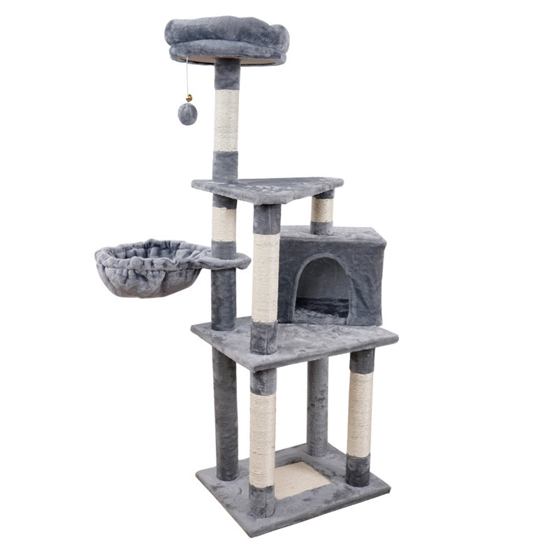 Multi-layer Jumping Platform Wooden Cat Toy Chamfer - Eloy Royal