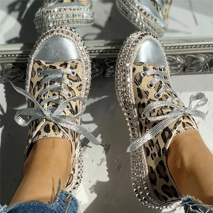 Women Leopard Canvas Shoes - Eloy Royal