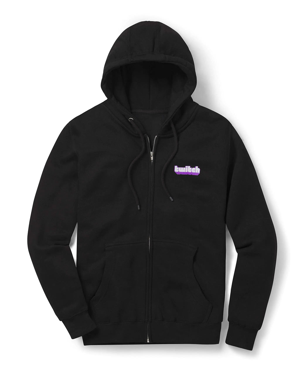 Twitch Extruded Zip Up Hoodie XL Black