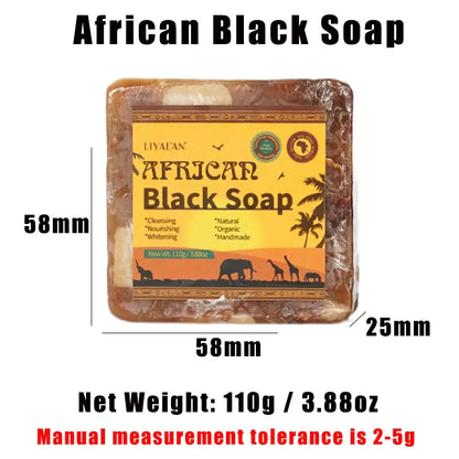 Handmade African Black Soap Duo - Eloy Royal