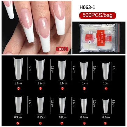 French Fake Nails Extension - Eloy Royal