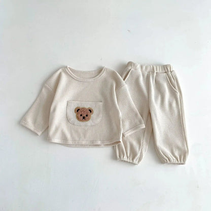 Bear Waffle Toddler Set - Eloy Royal