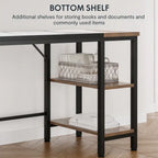 63 Inch Computer Desk Home Office Desk Workstation Black