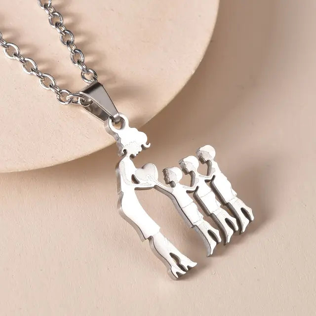 Family Silver Necklaces - Eloy Royal