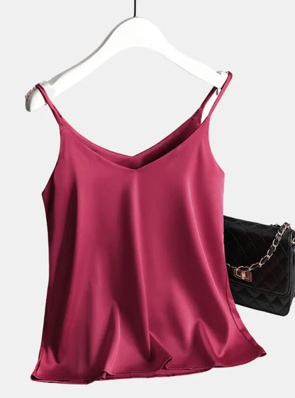 Satin Tank Top - Eloy Royal