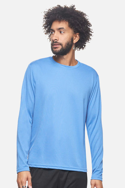 Men's Oxymesh™ Crewneck Long Sleeve Tech Tee CAROLINA BLUE S