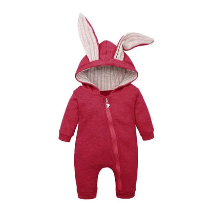 Rabbit Ear Hooded Baby Rompers - Eloy Royal