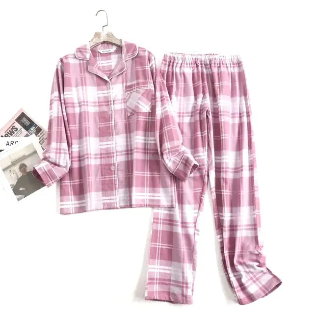 Cotton Flannel Women's Pajamas Sets - Eloy Royal