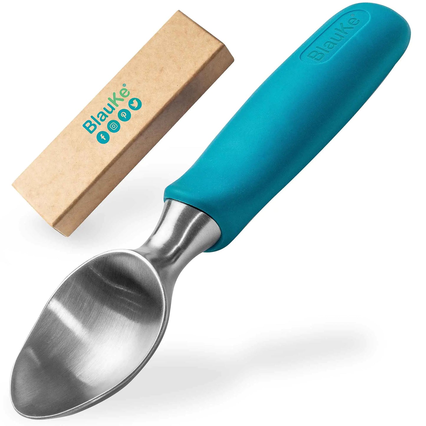 Stainless Steel Ice Cream Scoop - Professional Ice Scooper - Eloy Royal