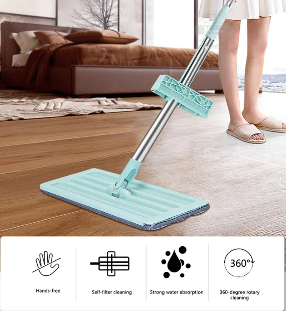 360 Hands-Free Microfiber Floor Mop - Eloy Royal