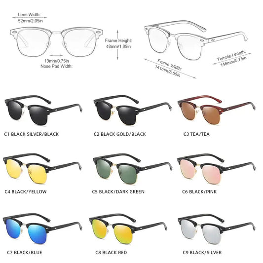 Polarized Sunglasses Men Women - Eloy Royal