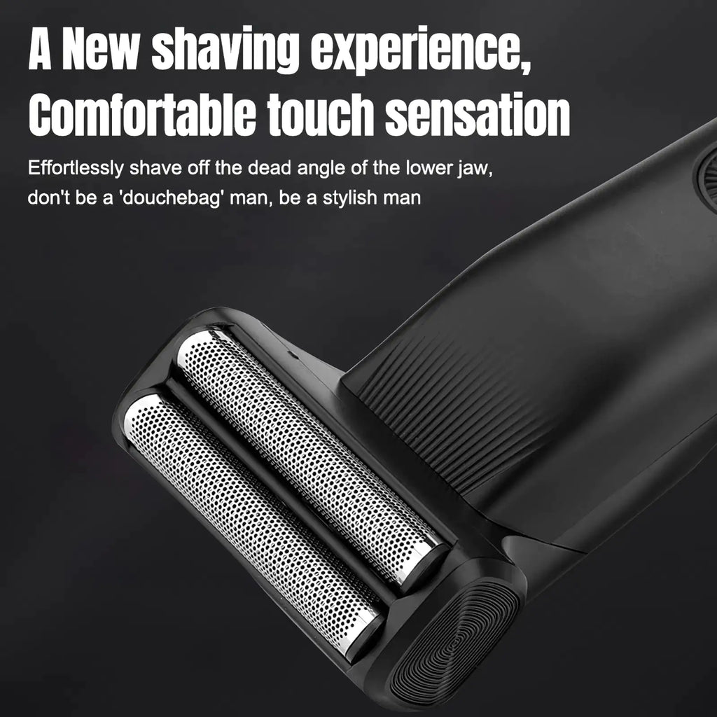 Beard Trimmer, 3 In 1 Hair Clippers And Mens Grooming Kit, Face, Nose, Ear Hair Trimmer - Black