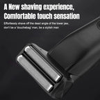 Beard Trimmer, 3 In 1 Hair Clippers And Mens Grooming Kit, Face, Nose, Ear Hair Trimmer - Black