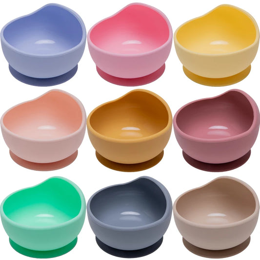 Bopoobo Silicone Baby Feeding Bowl Tableware for Kids Waterproof Suction Bowl BPA Free Children's Dishes Kitchenware Baby Stuff - Eloy Royal