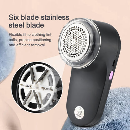 USB Rechargeable Electric Lint Remover Home Portable Hairball Trimmer Pellet Fabric Shaver For Clothes Fuzz Removing Machine