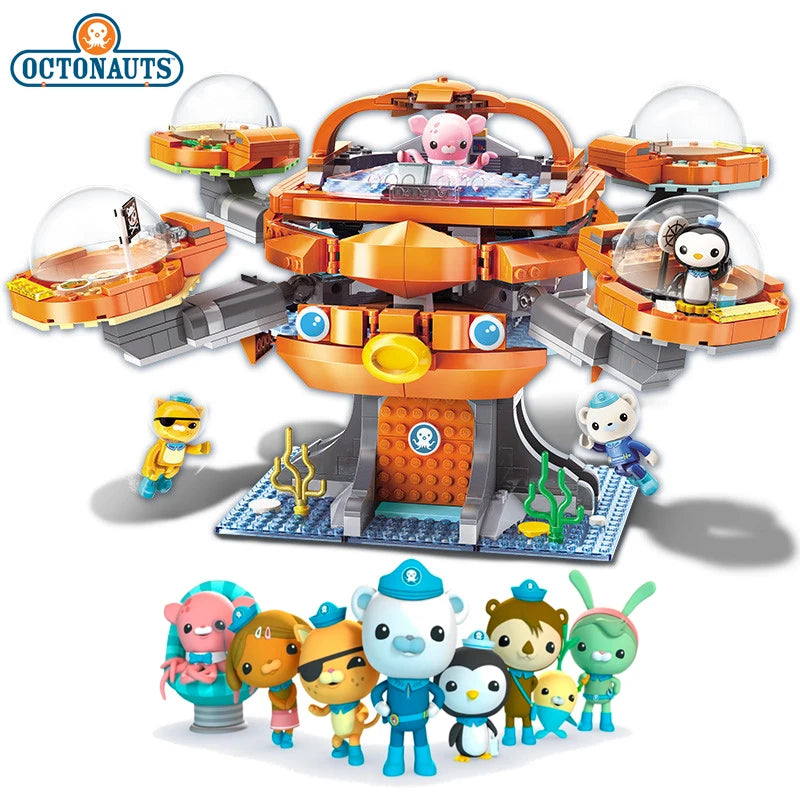 Anime Octonauts Octopod Octopus Barnacles Dolls Building Blocks Bricks Sets Classic Cartoon Model Toys for Child Gift - Eloy Royal