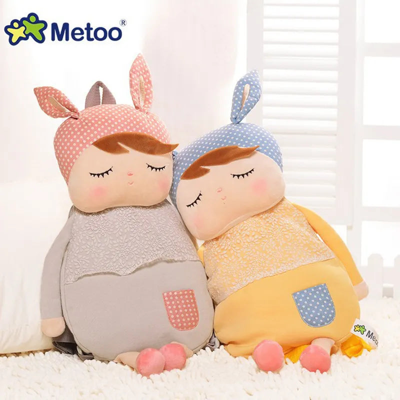 Plush Backpack Metoo Doll Soft Toys For Girl Baby Cute Cartoon Stuffed Animals For Kid Child School Shoulder Bag In Kindergarten - Eloy Royal