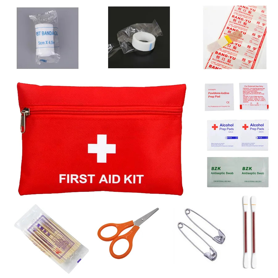 Portable Outdoor Waterproof Person Or Family First Aid Kit For Emergency Survival Medical Treatment In Travel Camping or Hiking - Eloy Royal