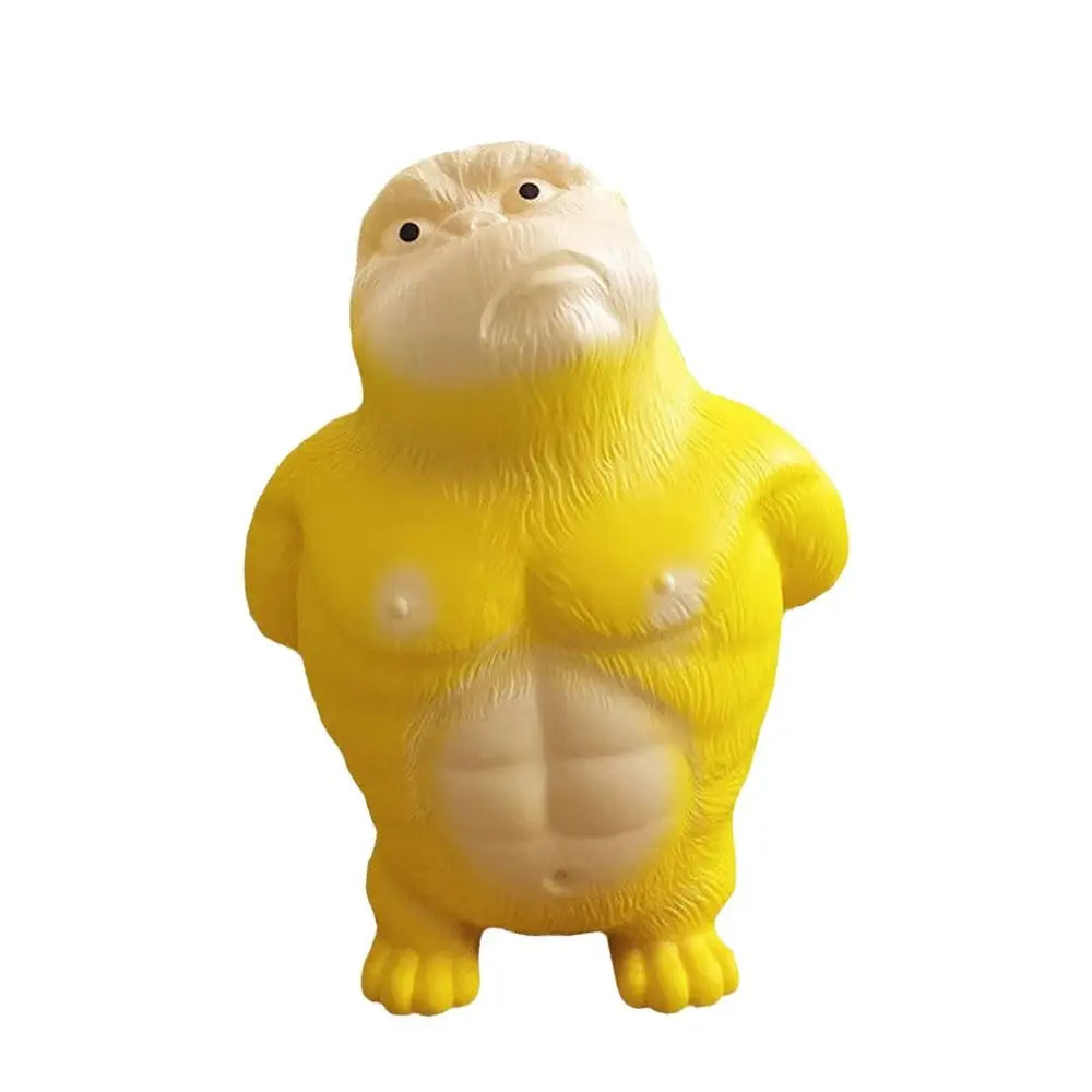 Creative Yellow Squeezing Toys Cartoon Orangutan PVC Gorilla Rebound Toys Decompress Stress Birthday Gift Stress Relief Toys