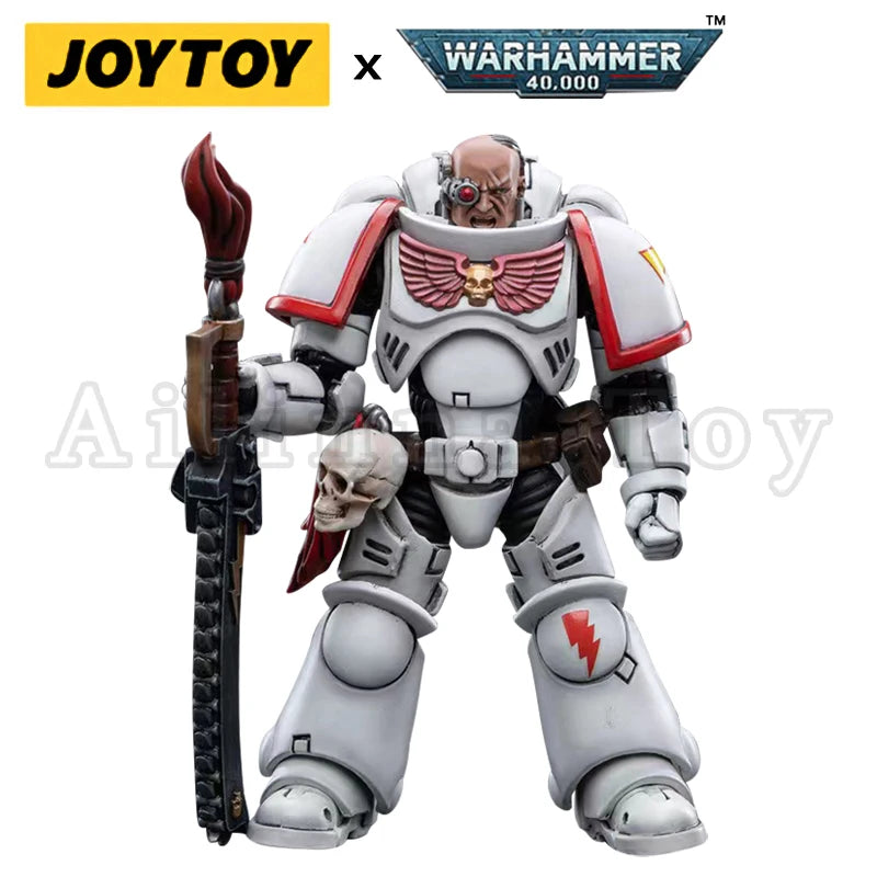 JOYTOY 1/18 Action Figure White Scars Intercessors And Bike Anime Collection Military Model Free Shipping - Eloy Royal