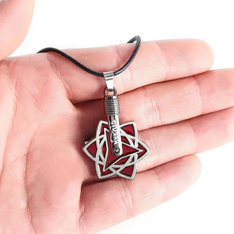 Naruto Anime Necklace Uchiha Itachi Kakashi Chain Cosplay Accessories Cartoon Decorate Jewelry Toys Children Christmas Gifts - Eloy Royal