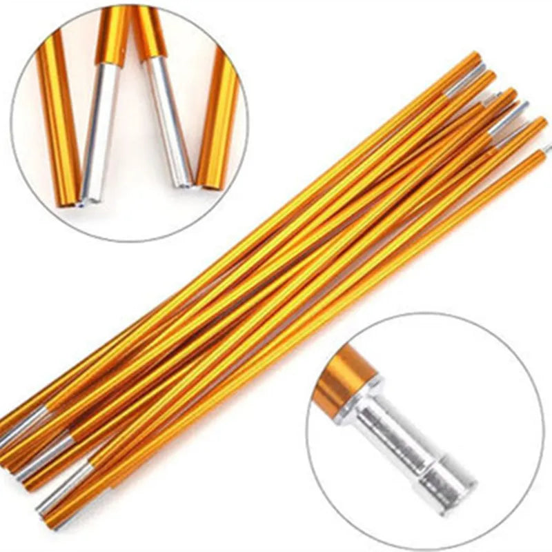 (2pcs/pair) Outdoor Tent Rod Alloy 8.5mm 9.5mm 11mm Camping Tent Pole Skelton 3.6m/4m/4.4m tent support poles tent accessories - Eloy Royal