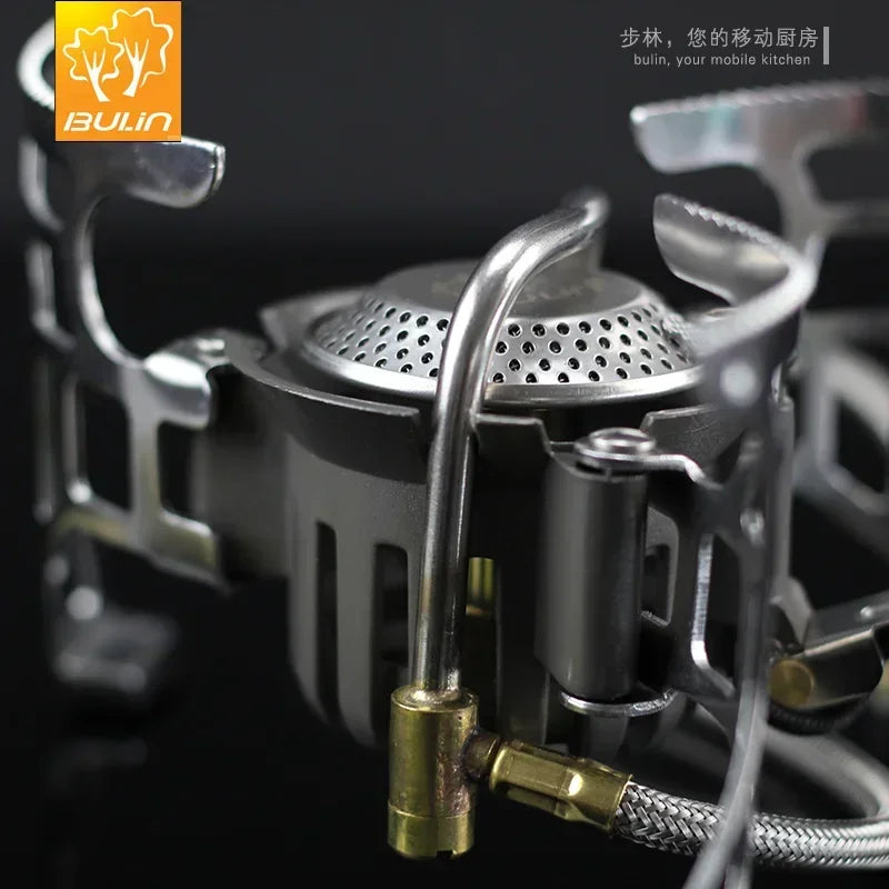 Bulin Stainless Steel Outdoor Foldable High Altitude Burnner Furnace Split Type Gas Stove for Camping Survival Hiking Picnic T4A - Eloy Royal