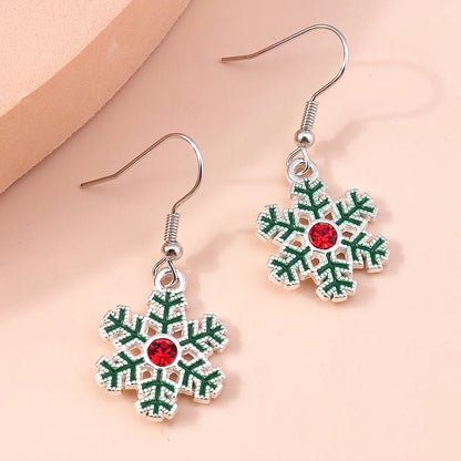 New Fashion Mix Styles Merry Christmas Drop Earrings for Women Christmas Tree Deer Santa Dangle Earrings New Year Jewelry Gifts