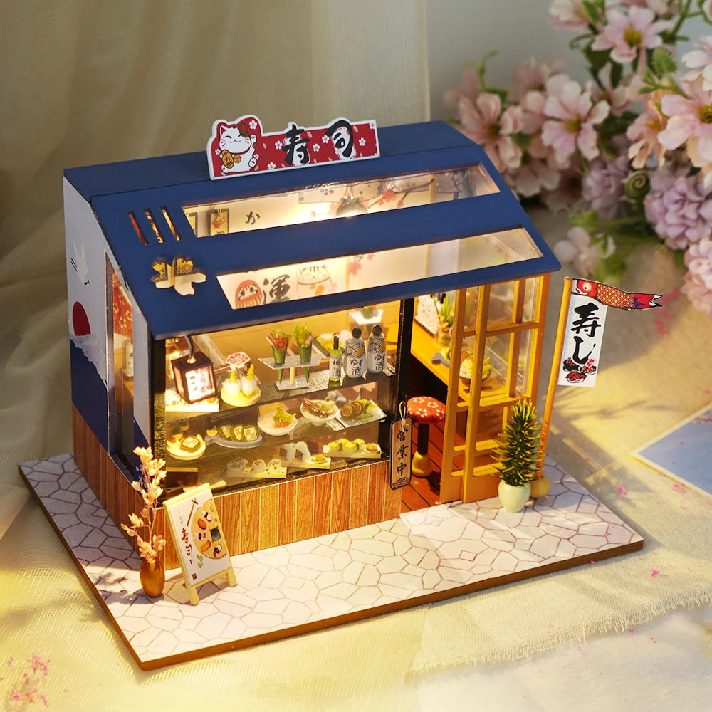 CUTEBEE Doll House Miniature DIY Dollhouse With Furnitures Wooden House Casa Diorama Toys For Children Birthday Gift Z007 - Eloy Royal