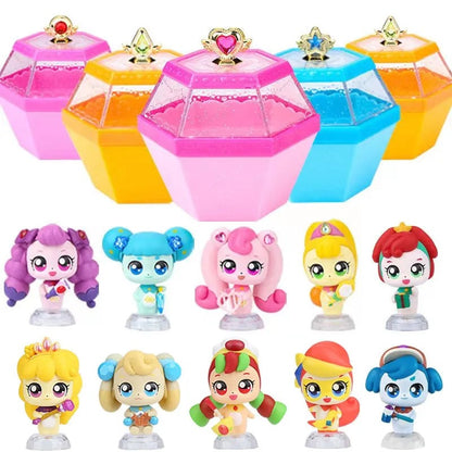 Anime Catch Teenieping Shining Gem Series Figure Toys Cartoon 캐치티니핑 Royal Rubik Cube Model Dolls Children's Birthday Gifts - Eloy Royal