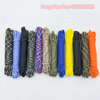 550 4mm 7 Bracket Core Parachute Rope for Survival Parachute Rope Lanyard Camping Rock Climbing Camping Rope Hiking Clothesline