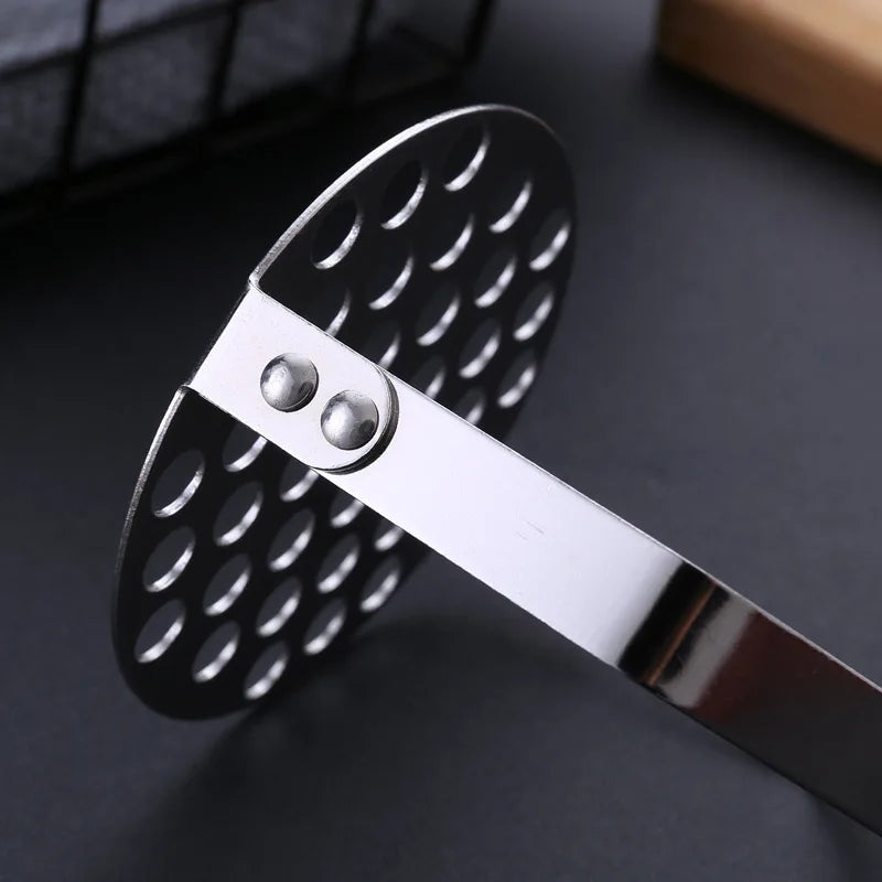 Stainless Steel Potato Masher Kitchen Pumpkin Garlic Vegetable Fruit Easy Mud Press Grinder Food Crusher Kitchenware - Eloy Royal