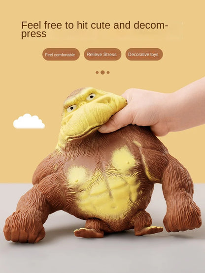 14cm Antistress Orangutan Fidget Toys Squishy Elastic Monkey Funny Decompression Gorilla Stress Relief Games Toy for Adults Kids