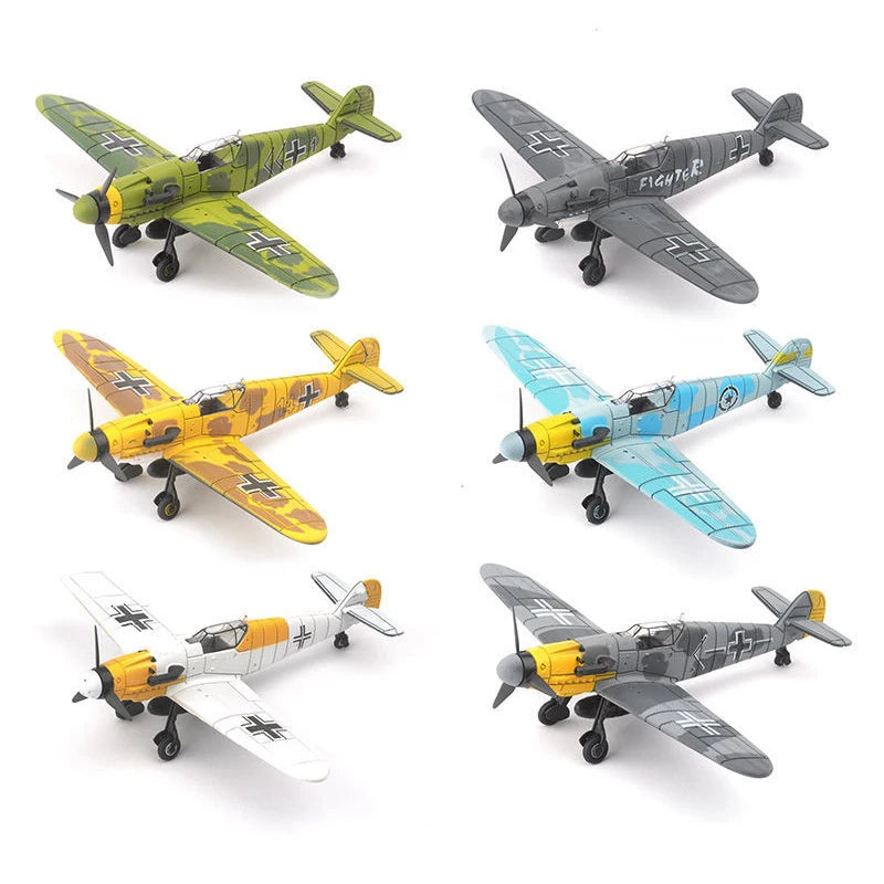 1/48 WW2 F4U Fighter P51 BF109 Hurricane Military MUSTANG Fighter 4D Assemble Model Airplane Plastic DIY Puzzle Toy Gifts - Eloy Royal