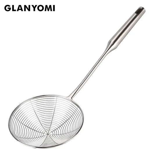 Premium 304 Stainless Steel Spider Mesh Strainer & Colander Ladle Skimmer Cooking Tool Kitchenware Heat-resistant - Eloy Royal