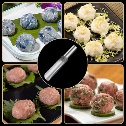 Meatball Maker Spoon Sturdy Steel Washable Spoon Scoop Dishwasher Safe Kitchenware For Chocolate Balls Meatballs Beef Balls - Eloy Royal